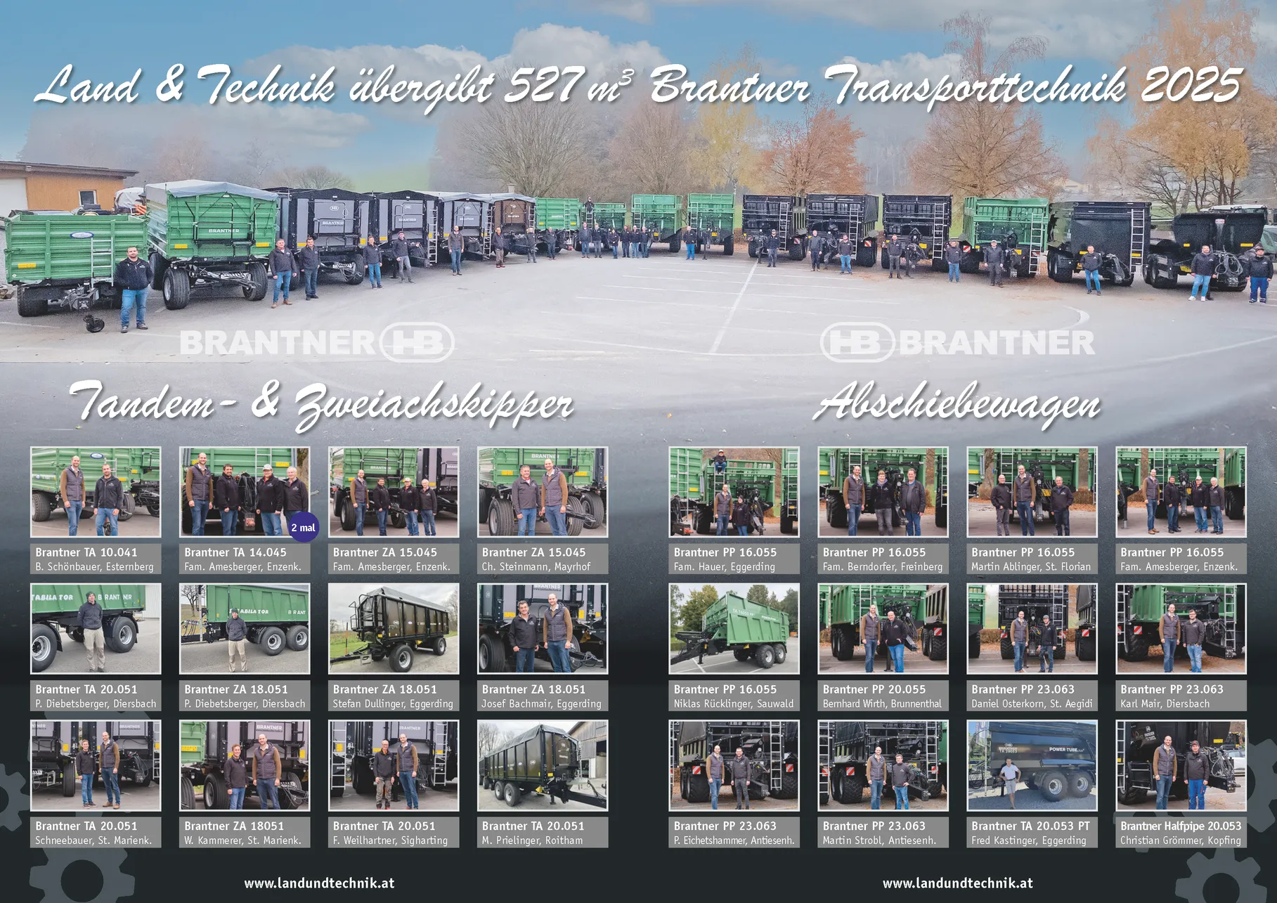 Brantner Fahrzeugübergabe Land und Technik