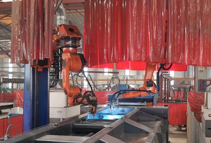 Roboterschweißen Mulde